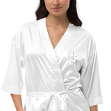 Satin robe