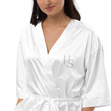 Satin robe